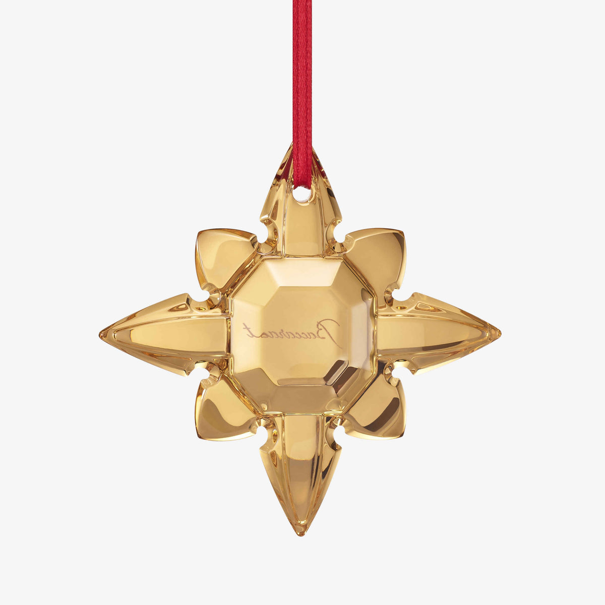 Baccarat Noël Annual Ornament Octogone 2026 - Gold