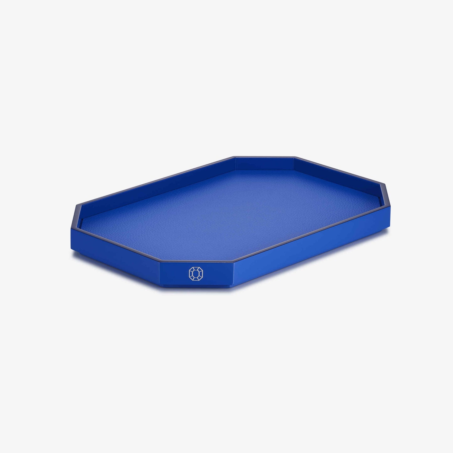 Baccarat Lacquer Octogone Tray Blue (S/M/L)  by Baccarat at  FormFluent Sydney, Australia