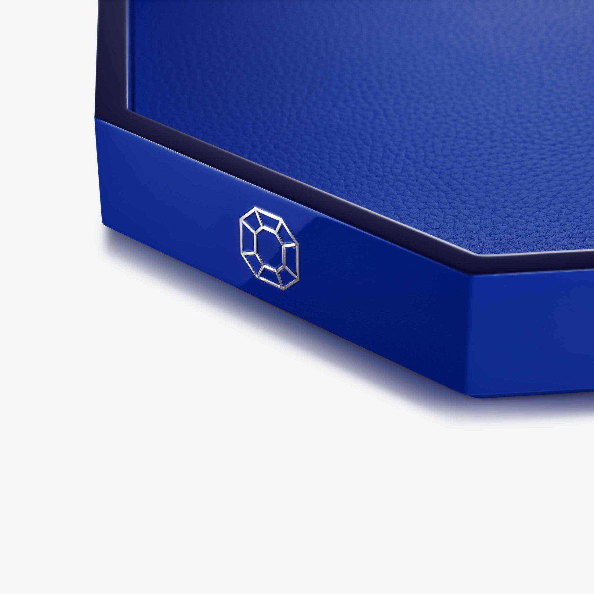 Baccarat Lacquer Octogone Tray Blue (S/M/L)  by Baccarat at  FormFluent Sydney, Australia
