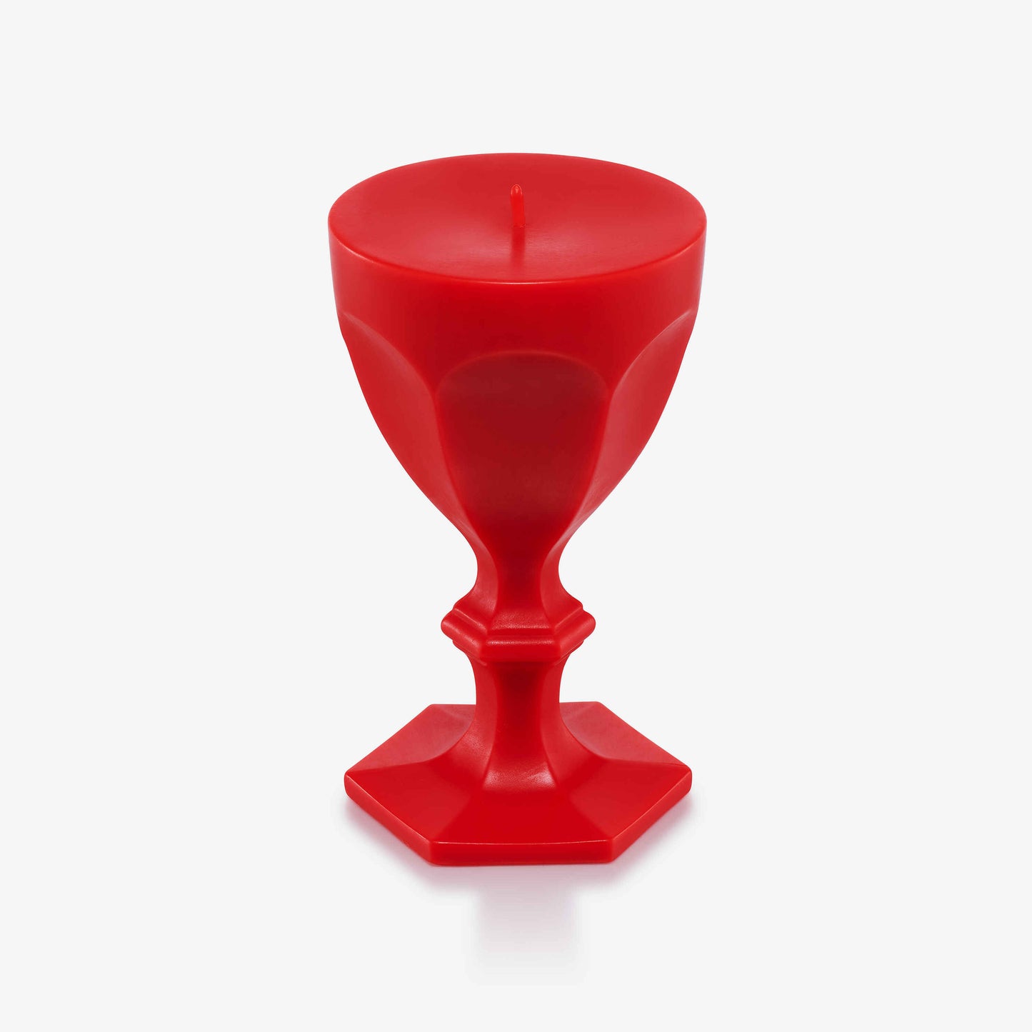 Baccarat Harcourt Glass Candle - Poppy Red