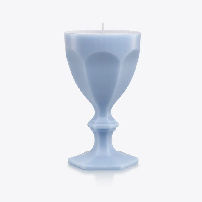 Baccarat Harcourt Glass Candle - Sky Blue
