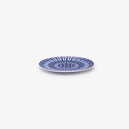 Baccarat Arcadia Blue Bread Plate