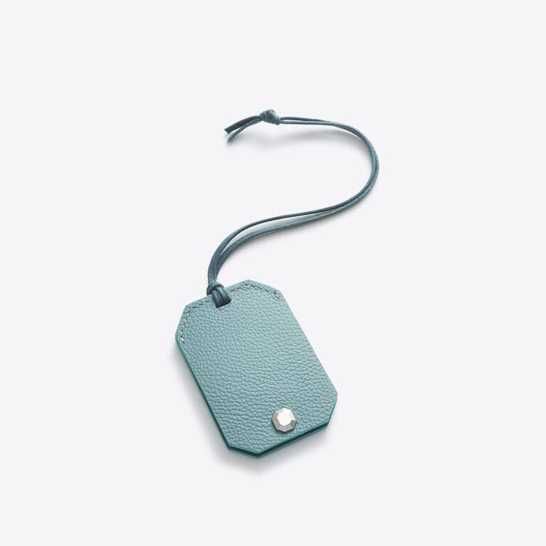 Baccarat Octogone Tag Blue-Green