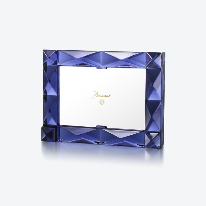 Baccarat Louxor Horizontal Photo Frame - Midnight Blue