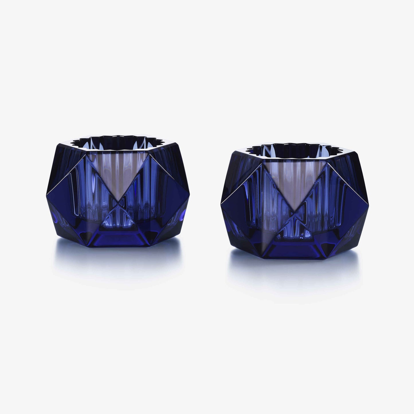 Baccarat Louxor Votives - Midnight Blue (Set of 2)