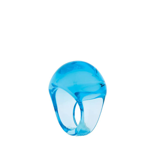 Lalique Cabochon Ring - Light Blue Crystal Jewelry by Lalique at  FormFluent Sydney, Australia