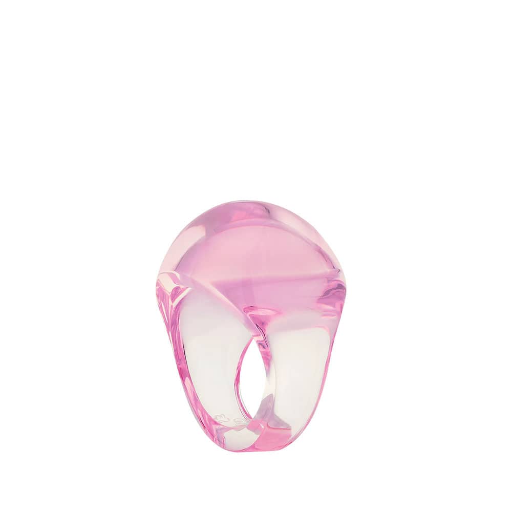 Lalique Cabochon Ring - Pink Crystal Jewelry by Lalique at  FormFluent Sydney, Australia