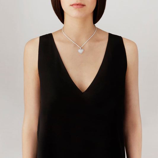 Lalique Amoureuse Beaucoup Pendant - Opalescent Crystal Jewelry by  Lalique at   FormFluent Sydney, Australia