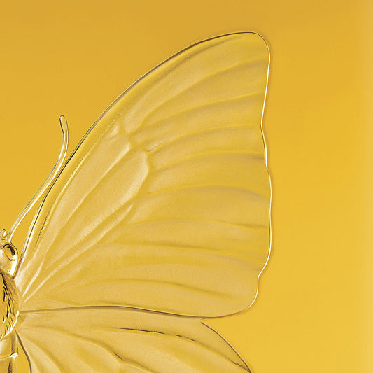  Lalique Eternal Beauty Butterfly Damien Hirst Amber Crystal Limited Edition  by Lalique at  FormFluent