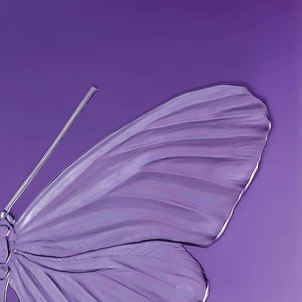 Lalique Eternal Hope Dragonfly Damien Hirst Purple Crystal Limited Edition Sculpture by  Lalique at   FormFluent Sydney, Australia