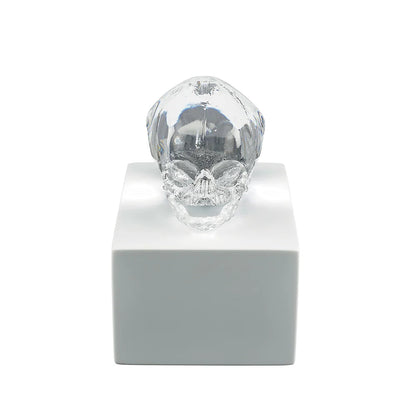 Lalique Eternal Memory Damien Hirst Satin Clear Crystal Lost Wax Limited Edition Sculpture by  Lalique at   FormFluent Sydney, Australia