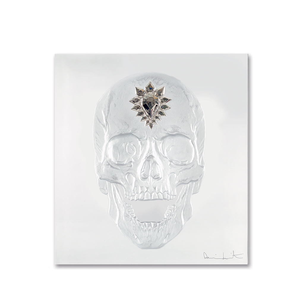  Lalique Eternal Memento Skull Damien Hirst Black Crystal Gold Stamped Limited Edition Sculpture by Lalique at  FormFluent