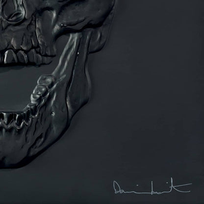 Lalique Eternal Memento Skull Damien Hirst Black Crystal Platinum Stamped Limited Edition Sculpture by  Lalique at   FormFluent Sydney, Australia