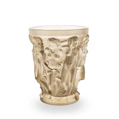Lalique Sirènes Vase Terry Rodgers 2017 Amber Crystal Limited Edition Vase by  Lalique at   FormFluent Sydney, Australia
