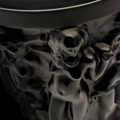 Lalique Sirènes Vase Terry Rodgers 2017 Amber Crystal Limited Edition Vase by  Lalique at   FormFluent Sydney, Australia