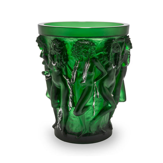 Lalique Sirènes Large Vase Terry Rodgers 2017 Green Crystal Lost Wax Limited Edition