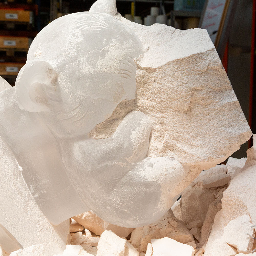 Lalique Meng-Meng Panda Large Sculpture by Han Meilin 2019 Limited Edition