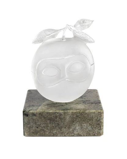 Lalique Le Prêtre Marié Right Apple René Magritte and Lalique 2023 Lost Wax Limited Edition Sculpture by  Lalique at   FormFluent Sydney, Australia