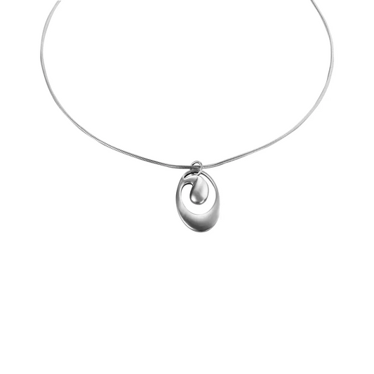 Comyns Pendant With Chain - Wave