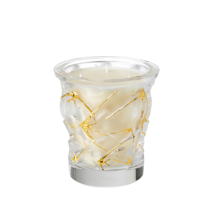 Lalique Oceans "Gold Edition" Crystal Scented Candle Candle by  Lalique at   FormFluent Sydney, Australia
