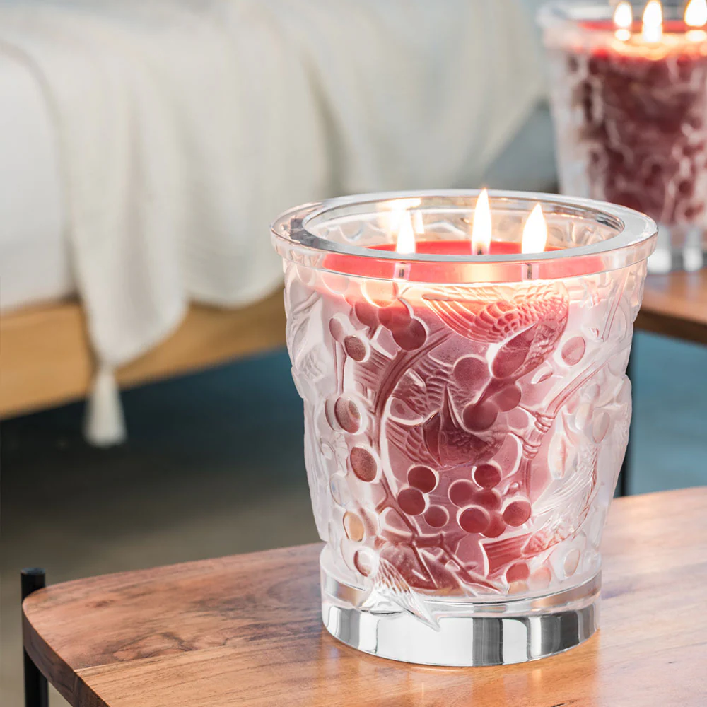  Lalique Merles et Raisins Crystal Scented Candle Candle by Lalique at  FormFluent