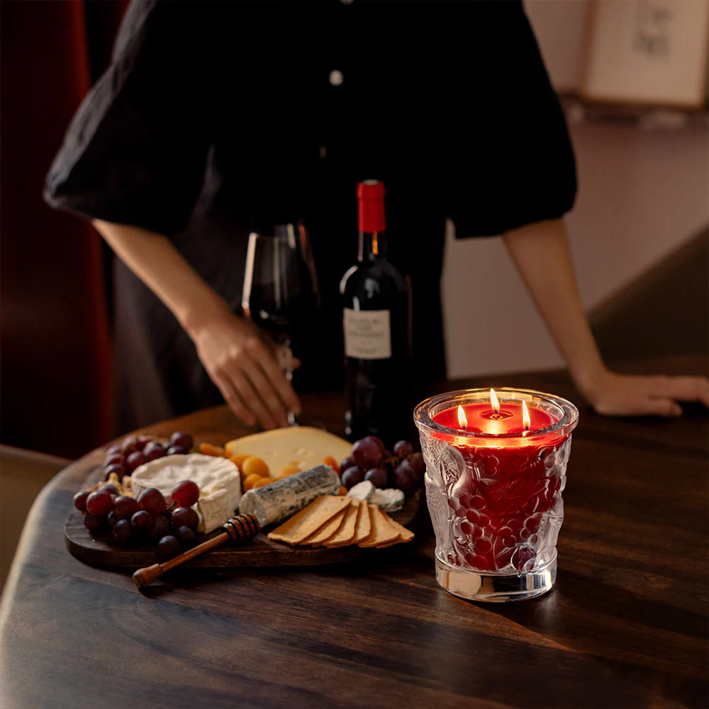  Lalique Merles et Raisins Crystal Scented Candle Candle by Lalique at  FormFluent