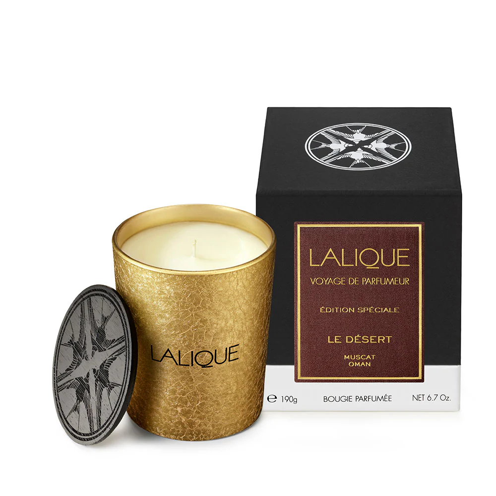 Buy Authentic Lalique Lalique The Desert Muscat - Oman Scented Candle Candle - FormFluent Sydney Australia