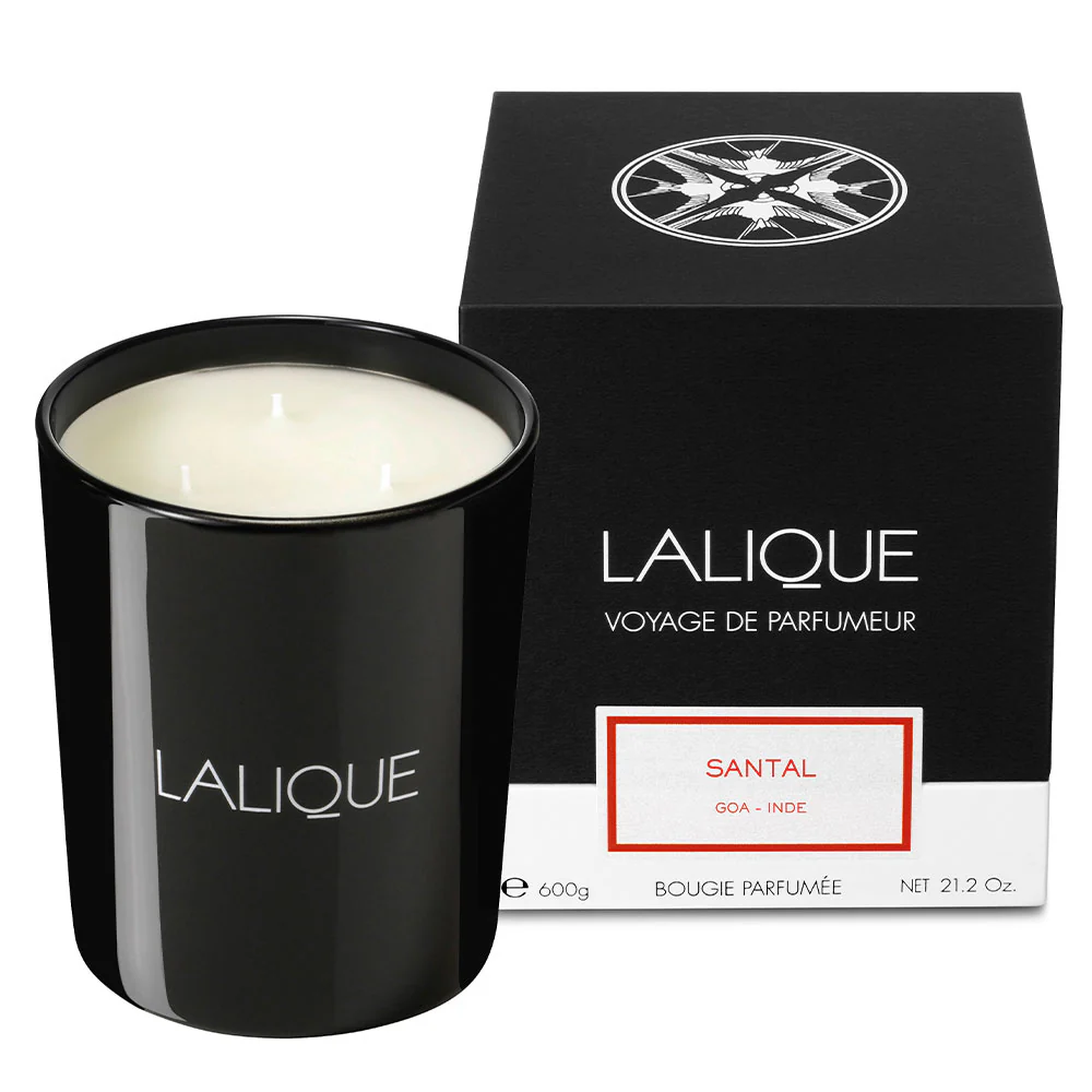 Buy Authentic Lalique Lalique Sandalwood Goa - India Scented Candle 600g Candle - FormFluent Sydney Australia