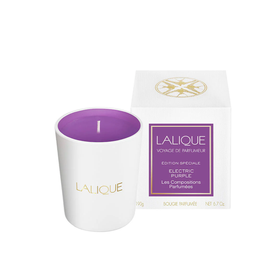 Buy Authentic Lalique Lalique Les Compositions Parfumées Electric Purple Scented Candle Candle - FormFluent Sydney Australia