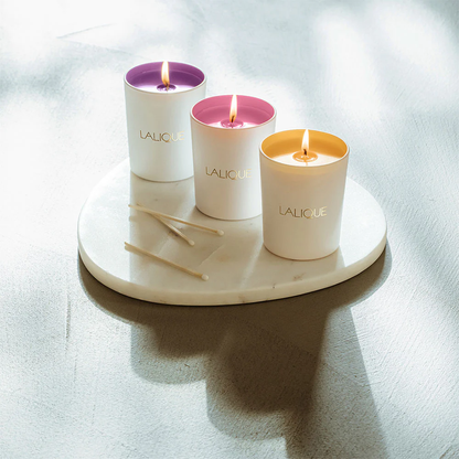Lalique Les Compositions Parfumées Sweet Amber Scented Candle Candle by  Lalique at   FormFluent Sydney, Australia
