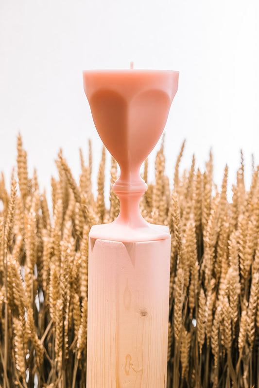 Baccarat Harcourt Glass Candle - Light Pink - FormFluent