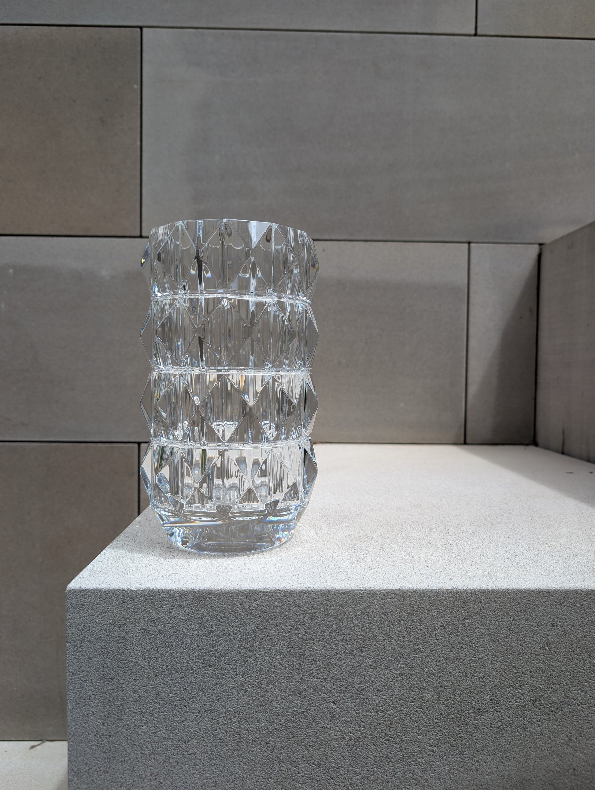  Baccarat Louxor Round Vase Medium Clear Crystal Vase by Baccarat at  FormFluent