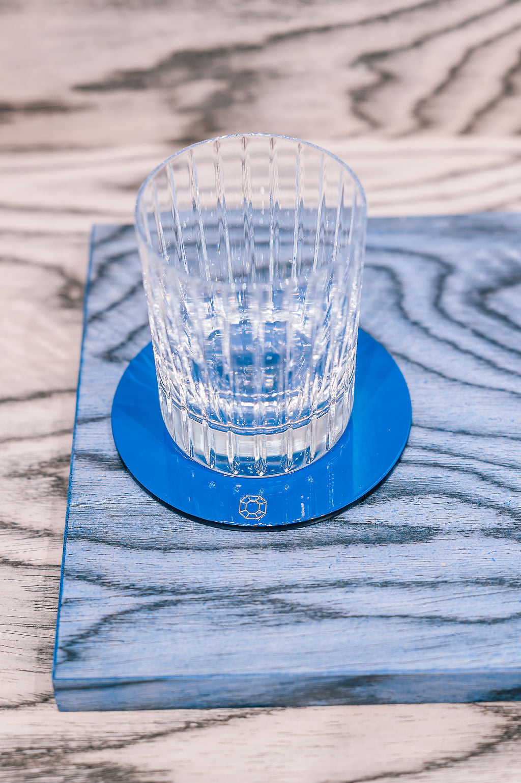Baccarat Octogone Coasters - Blue (Set of 4)