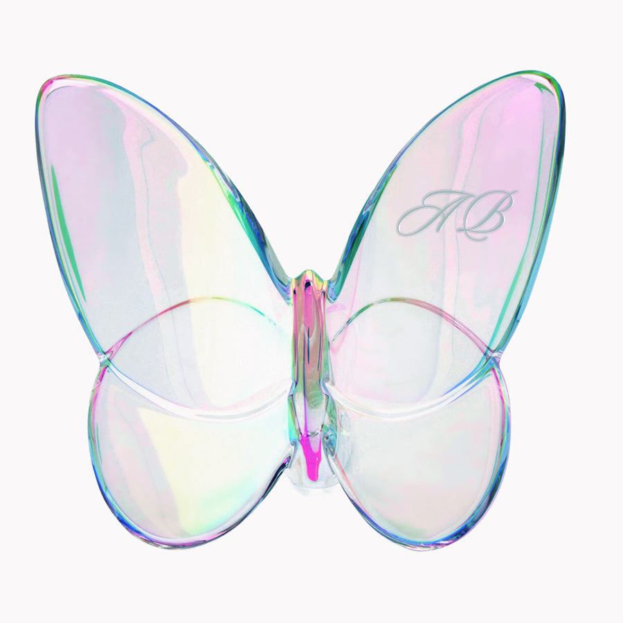Baccarat Lucky Butterfly Iridescent Clear Crystal - FormFluent