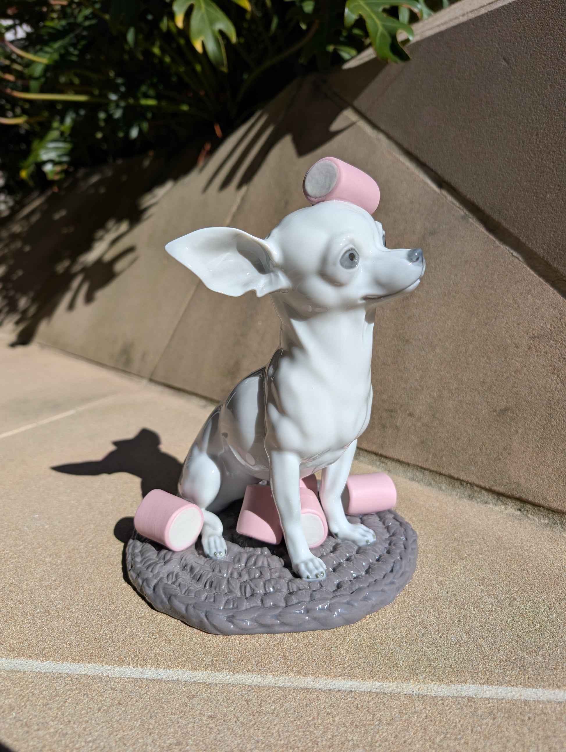 Lladró Lladró Chihuahua with Marshmallows Dog Figurine  - FormFluent Sydney Australia