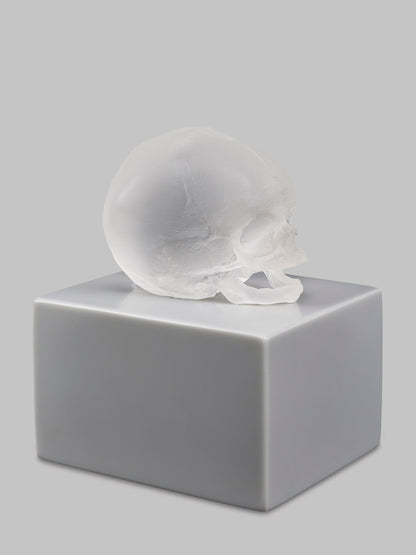 Lalique Eternal Memory Damien Hirst Satin Clear Crystal Lost Wax Limited Edition Sculpture by  Lalique at   FormFluent Sydney, Australia