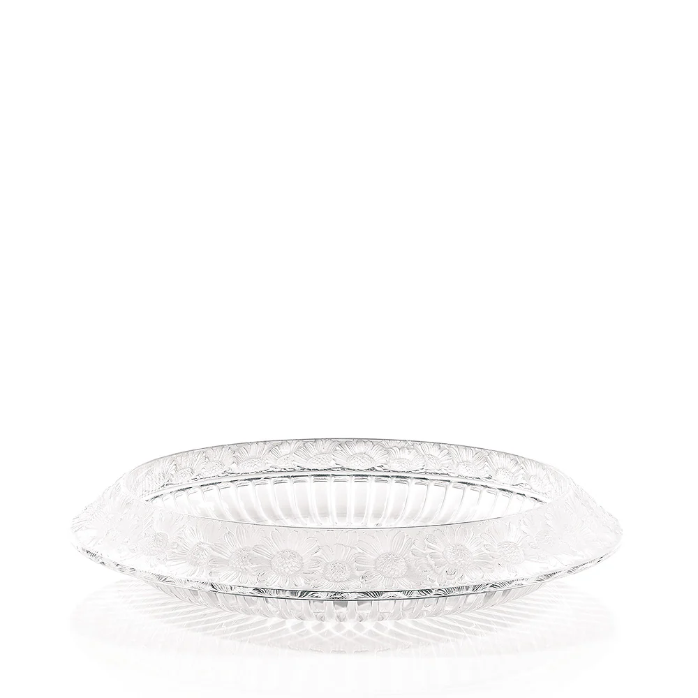 Buy Authentic Lalique Lalique Marguerites Bowl Clear Crystal Bowl - FormFluent Sydney Australia
