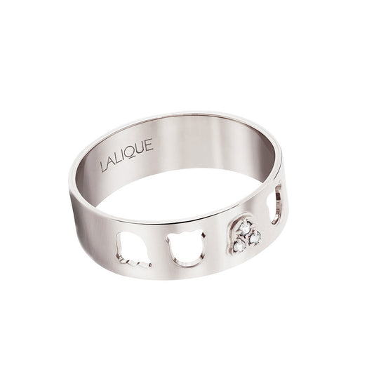 Lalique Muguet Ring - Diamond set in Silver - FormFluent