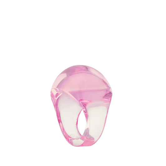 Cabochon Ring - Pink Crystal