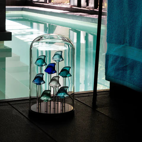 Buy Authentic Lalique Lalique Fish Sculpture Clear Crystal Sculpture - FormFluent Sydney Australia