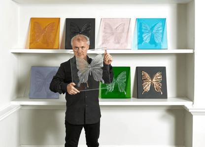 Lalique Eternal Sinner Decorative Panels Damien Hirst Limited Edition Sculpture by  Lalique at   FormFluent Sydney, Australia