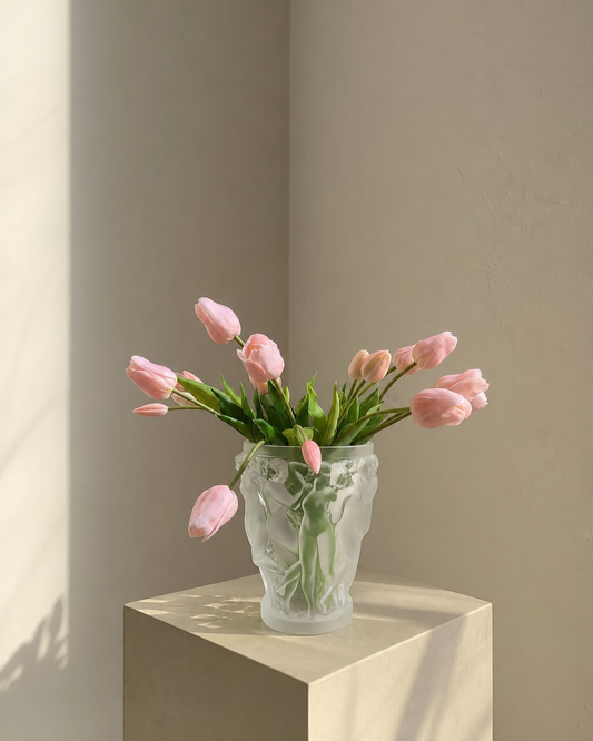 Sadele Tulips - Pale Pink Long Stem
