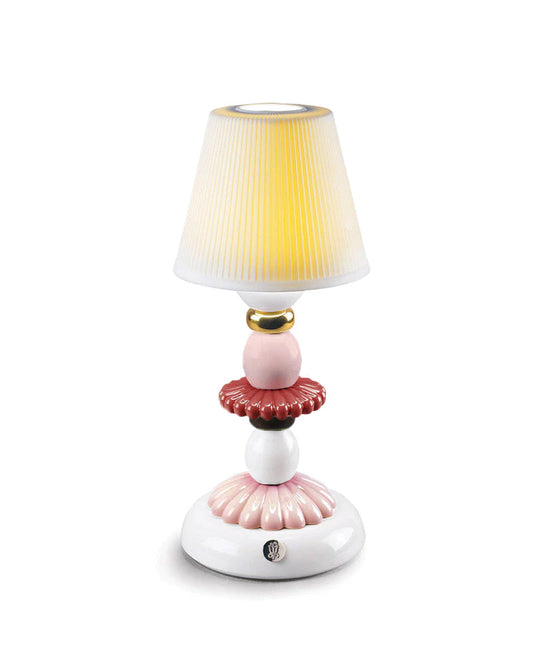  Lladró Lotus Firefly Table Lamp Pink  by Lladró at  FormFluent