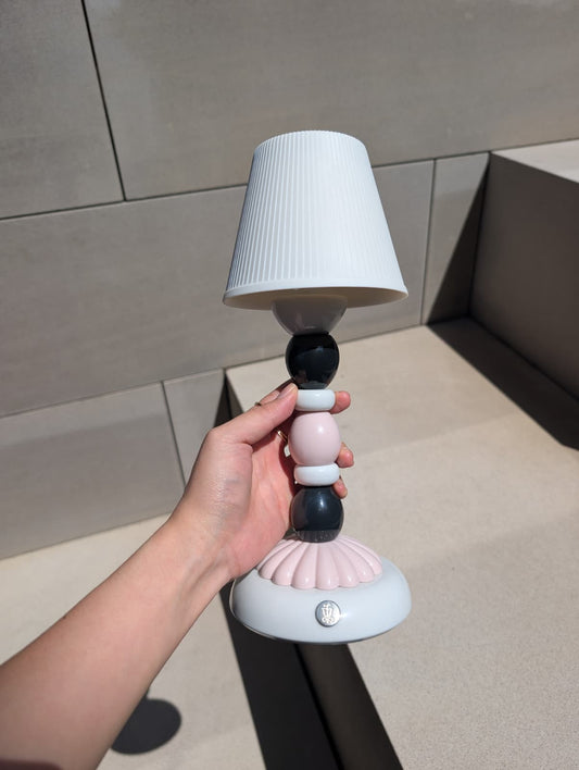  Lladró Palm Firefly Table Lamp Black-Pink  by Lladró at  FormFluent