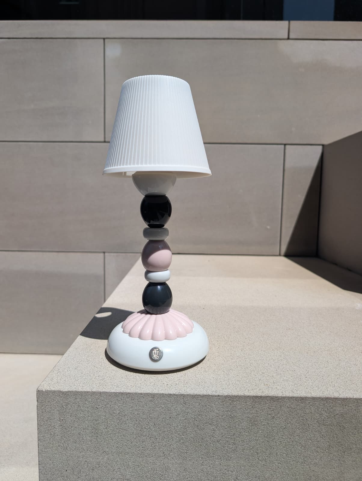  Lladró Palm Firefly Table Lamp Black-Pink  by Lladró at  FormFluent