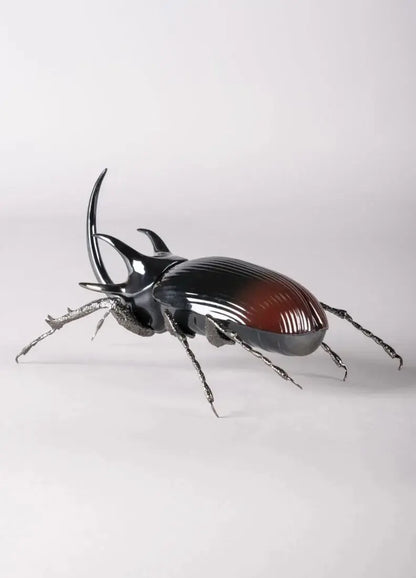  Lladró Awesome Insects Rhinoceros Beetle Figurine Coloured Sculpture by Lladró at  FormFluent