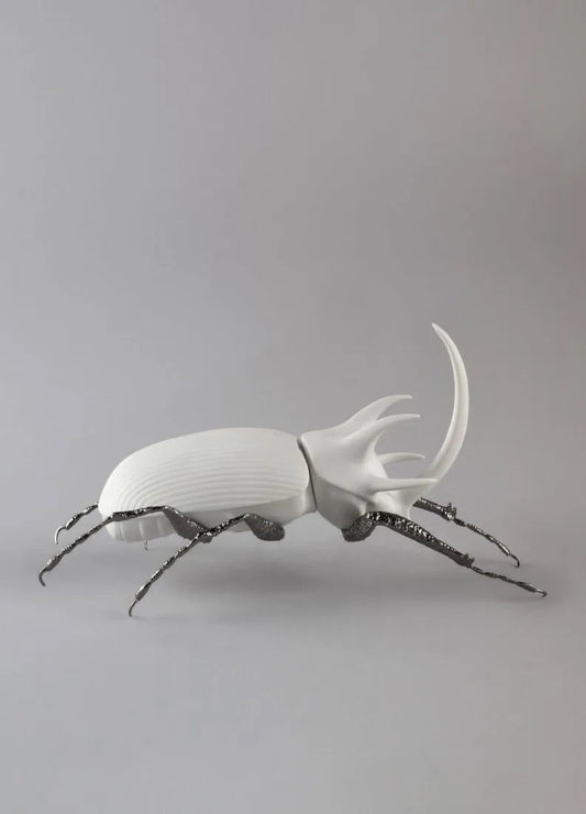  Lladró Awesome Insects Rhinoceros Beetle Figurine Matt White Sculpture by Lladró at  FormFluent
