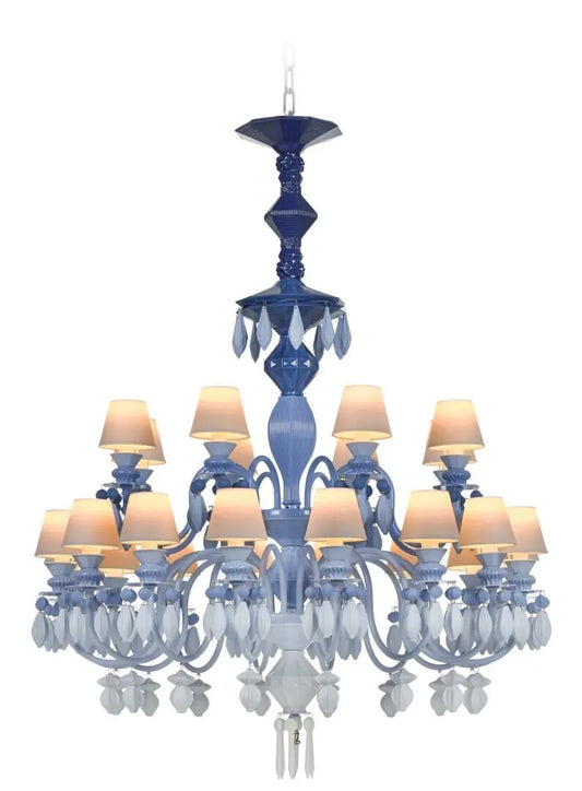  Lladró Belle de Nuit 24 Lights Porcelain Chandelier Lighting by Lladró at  FormFluent