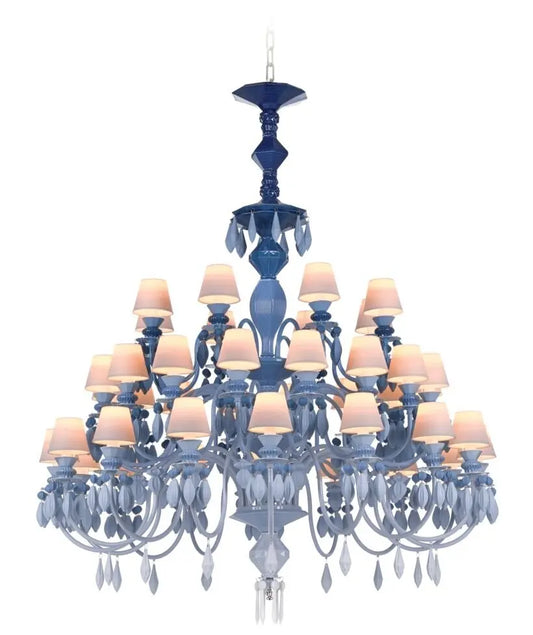  Lladró Belle de Nuit 40 Lights Porcelain Chandelier Lighting by Lladró at  FormFluent