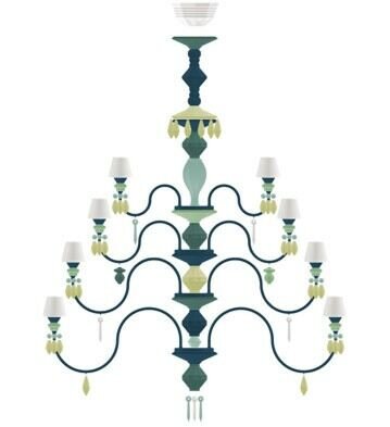 Belle de Nuit 56 Lights Chandelier - FormFluent